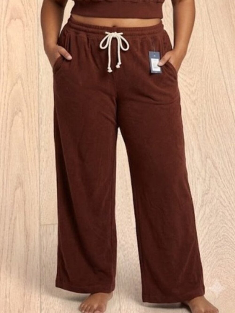 Universal Thread Brown Cozy Jogger Pants Women's XL Soft Lounge Casual NWT